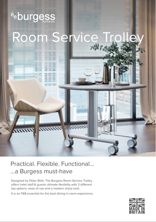 Broschyr Room-servicevagn