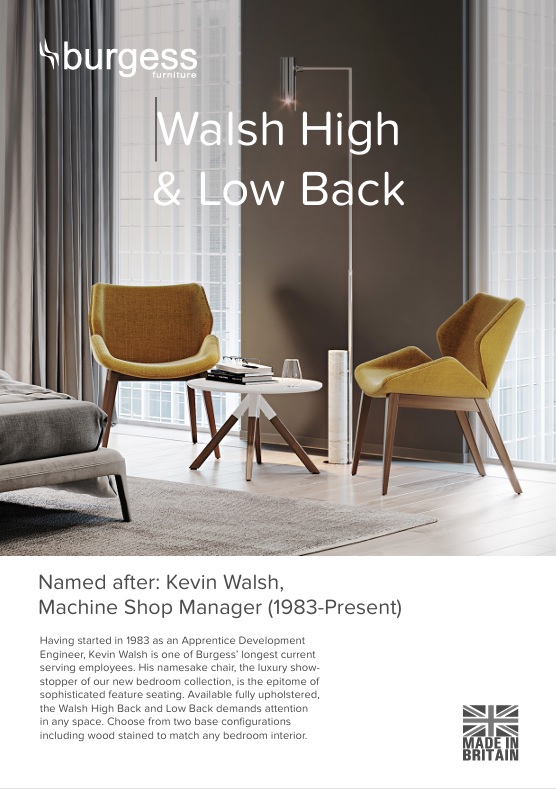 Broschyr Walsh High & Low Back